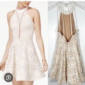 Lace Teen Dress Blush Pink